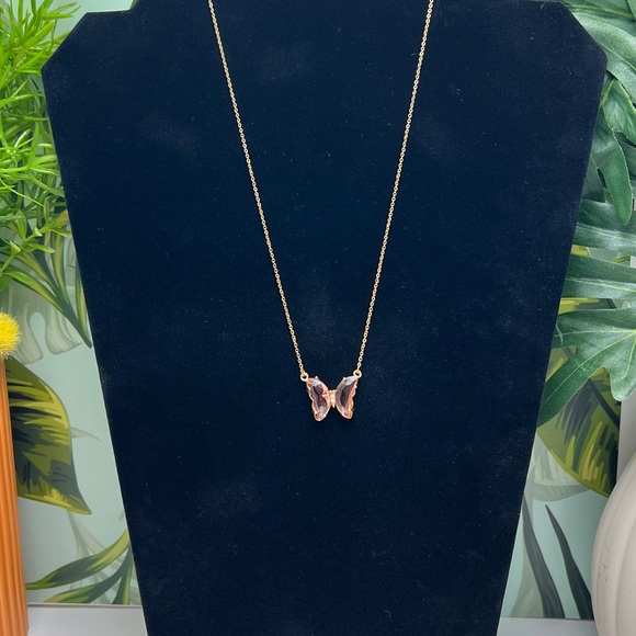 Elegant Statement Butterfly Necklace - Classic Boho Chic Butterfly Necklace - Picture 4 of 9